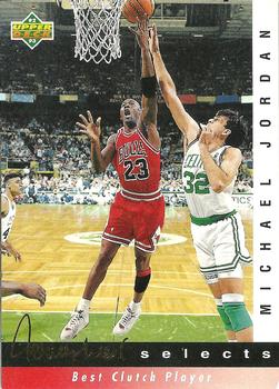 1992-93 Upper Deck - Jerry West Selects #JW9 Michael Jordan Front