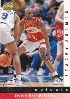 1992-93 Upper Deck - Jerry West Selects #JW14 Stacey Augmon Front