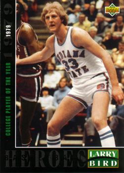 1992-93 Upper Deck - Basketball Heroes: Larry Bird #19 Larry Bird Front