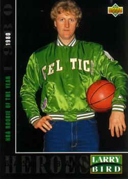 1992-93 Upper Deck - Basketball Heroes: Larry Bird #20 Larry Bird Front