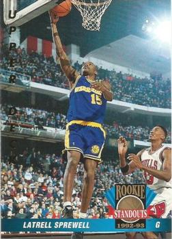 1992-93 Upper Deck - Rookie Standouts #RS5 Latrell Sprewell Front