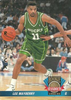 1992-93 Upper Deck - Rookie Standouts #RS12 Lee Mayberry Front