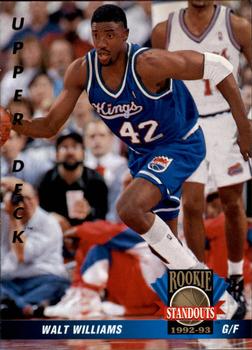 1992-93 Upper Deck - Rookie Standouts #RS18 Walt Williams Front