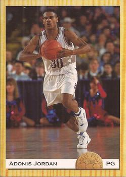 1993 Classic Draft Picks #47 Adonis Jordan Front