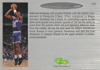 1993 Classic Draft Picks - Limited Prints #LP2 Anfernee Hardaway Back