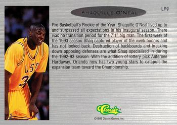 1993 Classic Draft Picks - Limited Prints #LP9 Shaquille O'Neal Back