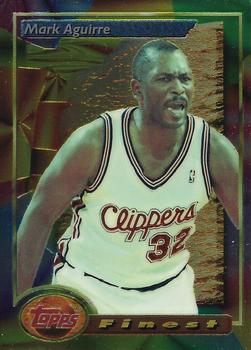 1993-94 Finest #40 Mark Aguirre Front