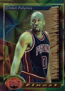 1993-94 Finest #152 Olden Polynice Front