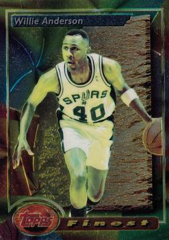 1993-94 Finest #154 Willie Anderson Front