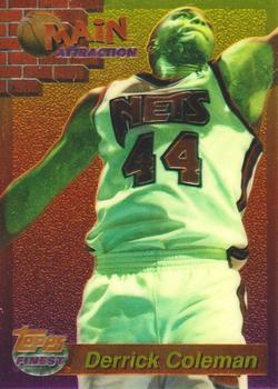 1993-94 Finest - Main Attraction #17 Derrick Coleman Front