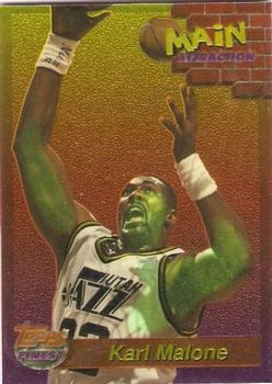 1993-94 Finest - Main Attraction #26 Karl Malone Front
