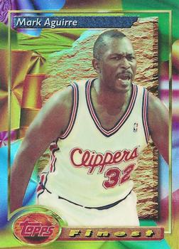 1993-94 Finest - Refractors #40 Mark Aguirre Front