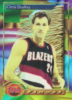 1993-94 Finest - Refractors #46 Chris Dudley Front
