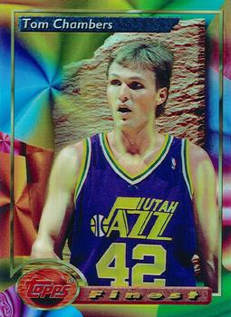 1993-94 Finest - Refractors #20 Tom Chambers Front