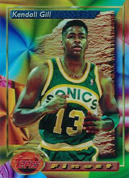 1993-94 Finest - Refractors #207 Kendall Gill Front