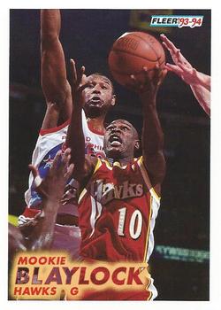 1993-94 Fleer #2 Mookie Blaylock Front