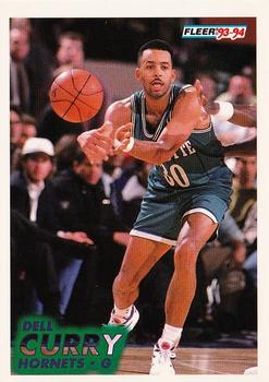 1993-94 Fleer #18 Dell Curry Front