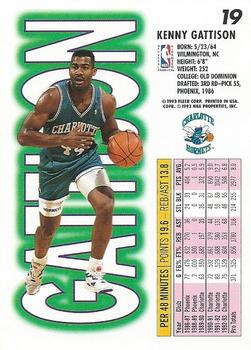 1993-94 Fleer #19 Kenny Gattison Back