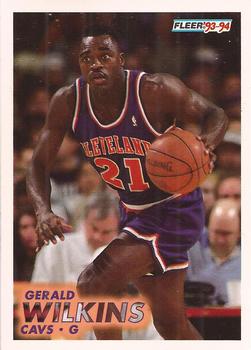 1993-94 Fleer #41 Gerald Wilkins Front