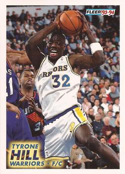 1993-94 Fleer #68 Tyrone Hill Front