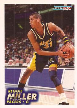 1993-94 Fleer #85 Reggie Miller Front
