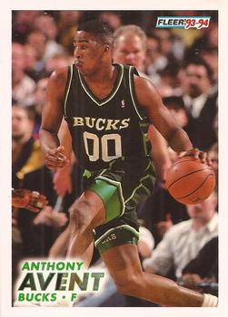 1993-94 Fleer #114 Anthony Avent Front