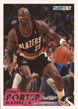 1993-94 Fleer #177 Terry Porter Front