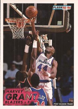 1993-94 Fleer #216 Harvey Grant Front