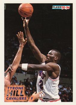 1993-94 Fleer #264 Tyrone Hill Front