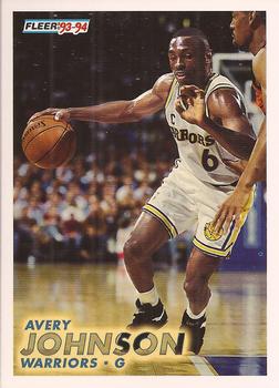 1993-94 Fleer #291 Avery Johnson Front