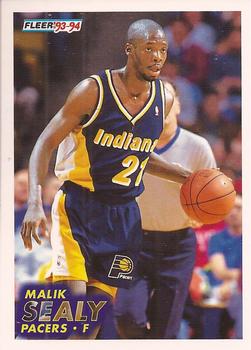 1993-94 Fleer #301 Malik Sealy Front