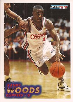 1993-94 Fleer #310 Randy Woods Front