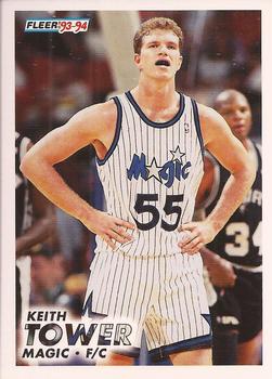 1993-94 Fleer #347 Keith Tower Front