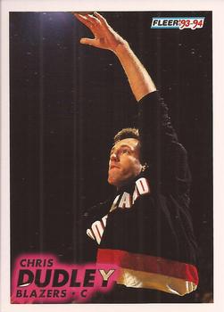 1993-94 Fleer #362 Chris Dudley Front