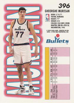 1993-94 Upper Deck Gheorghe Muresan Rookie Washington Bullets #383