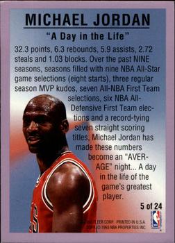 1993-94 Fleer - All-Stars #5 Michael Jordan Back