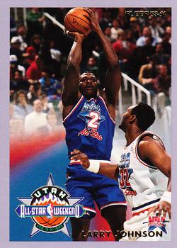 1993-94 Fleer - All-Stars #4 Larry Johnson Front