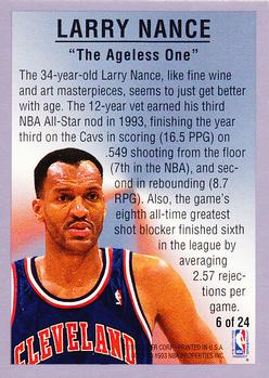 1993-94 Fleer - All-Stars #6 Larry Nance Back