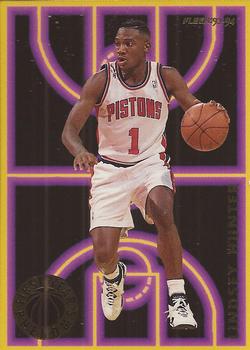 1993-94 Fleer - First Year Phenoms #3 Lindsey Hunter Front