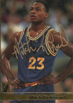 1992 World Class Investments Autographs #NNO Mitch Richmond Front