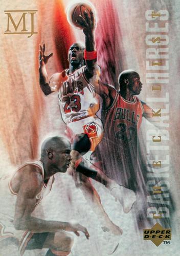 1994-95 Upper Deck - Basketball Heroes: Michael Jordan Jumbo #45 Michael Jordan Front
