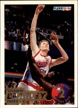 1993-94 Fleer - 1993 NBA Draft Lottery Pick Exchange #2 Shawn Bradley Front