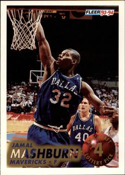 1993-94 Fleer - 1993 NBA Draft Lottery Pick Exchange #4 Jamal Mashburn Front