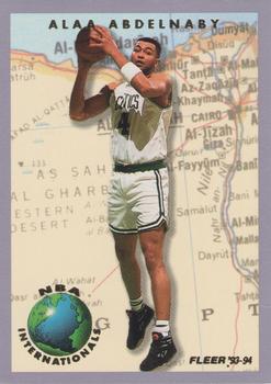 1993-94 Fleer - NBA Internationals #1 Alaa Abdelnaby Front