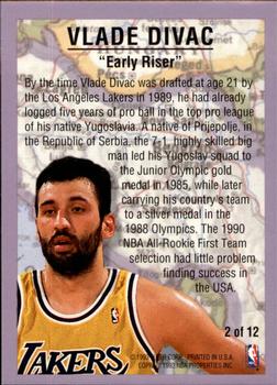 1993-94 Fleer - NBA Internationals #2 Vlade Divac Back