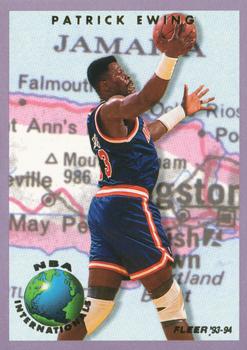 1993-94 Fleer - NBA Internationals #3 Patrick Ewing Front