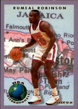 1993-94 Fleer - NBA Internationals #8 Rumeal Robinson Front