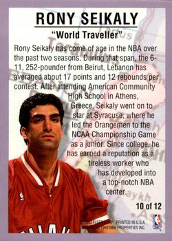 1993-94 Fleer - NBA Internationals #10 Rony Seikaly Back