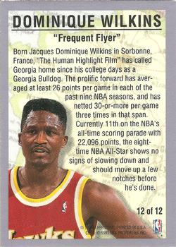 1993-94 Fleer - NBA Internationals #12 Dominique Wilkins Back