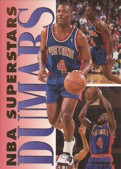1993-94 Fleer - NBA Superstars #5 Joe Dumars Front